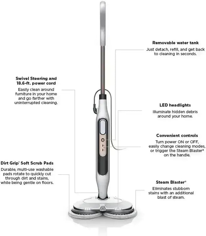 🔥 Effortless Floor Cleaning – Steam & Scrub Magic ✨ 4x More Power, Zero Chemicals – Get Yours Fast