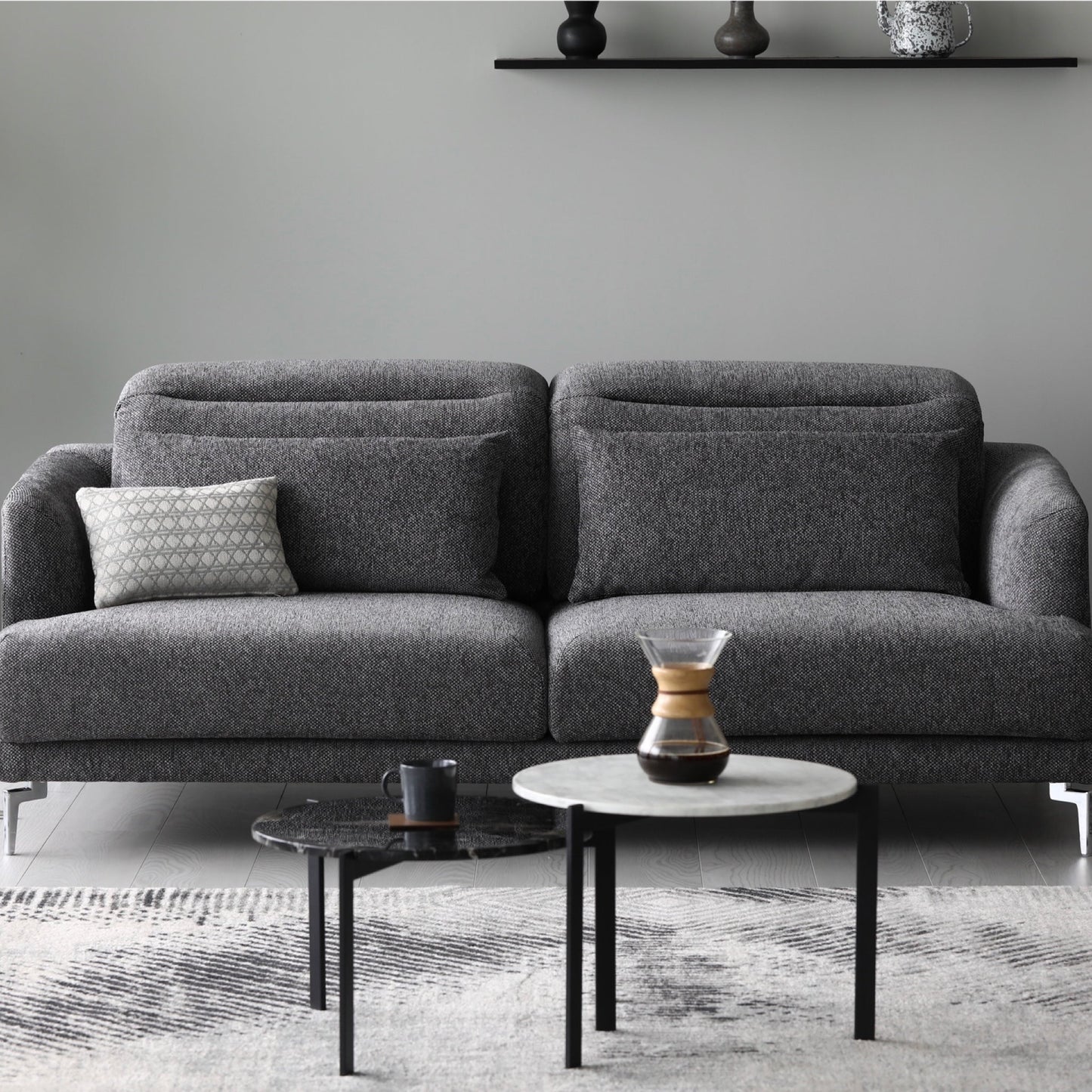 Diego Sofa - 2 Seater Grey