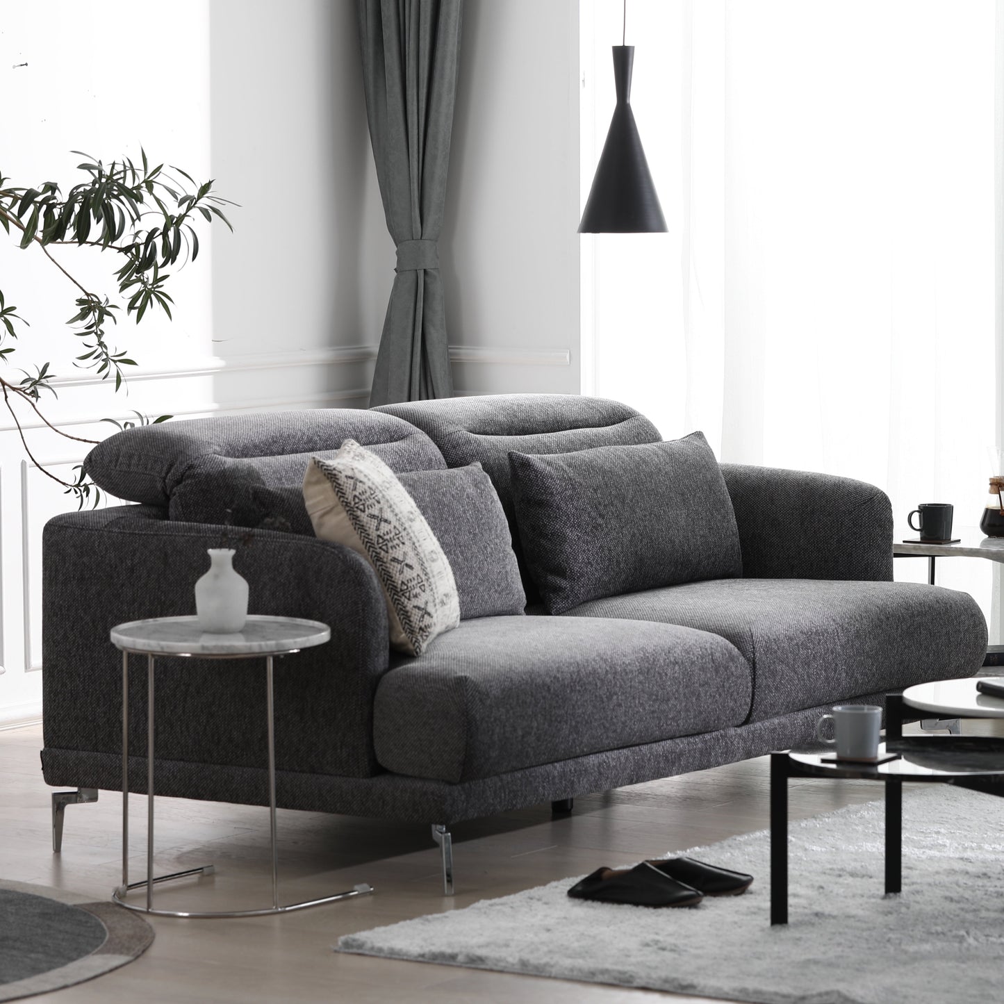 Diego Sofa - 2 Seater Grey