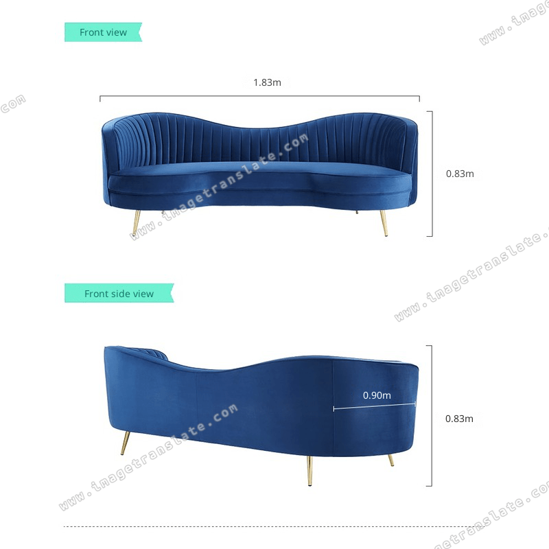 Dolphin Sofa-Two seater