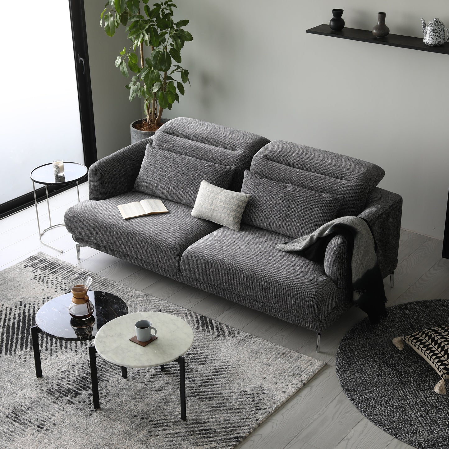 Diego Sofa - 2 Seater Grey