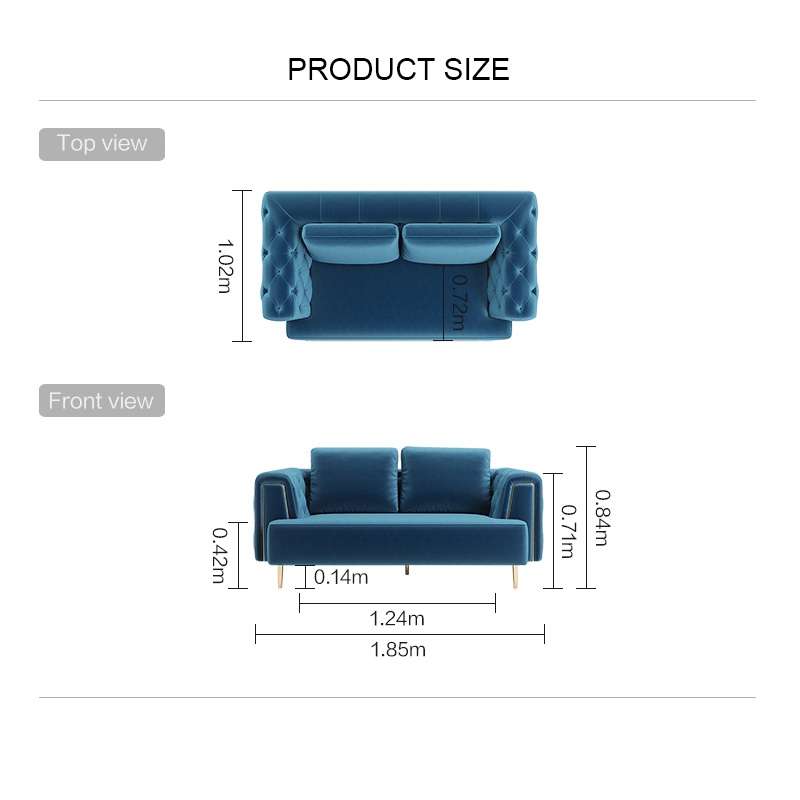 Charcoal Cosmic 2 Seater