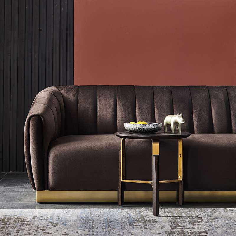 Sterling Modern sofa- 3seater brown