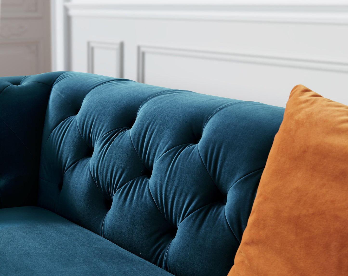 Cosmic Sectional Sofa Dark Blue - Right Chaise
