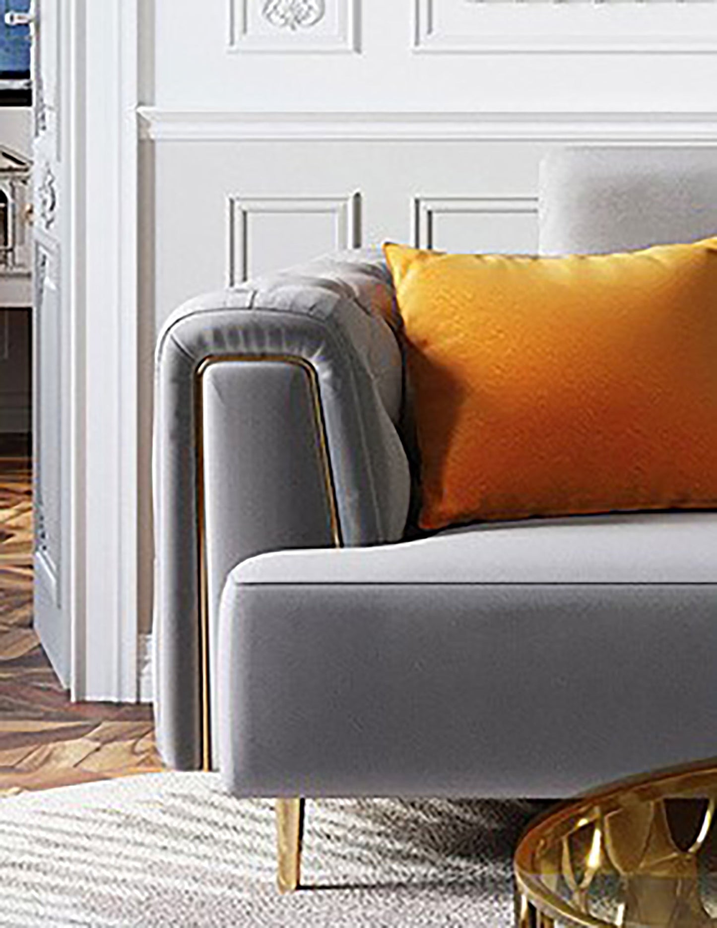 Cosmic Sectional Sofa Light Grey - Right Chaise