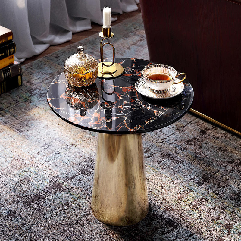 Marble Round Side Table