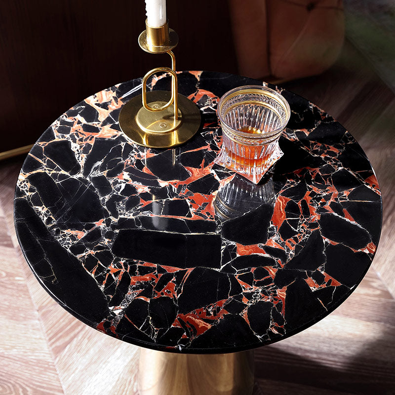 Marble Round Side Table