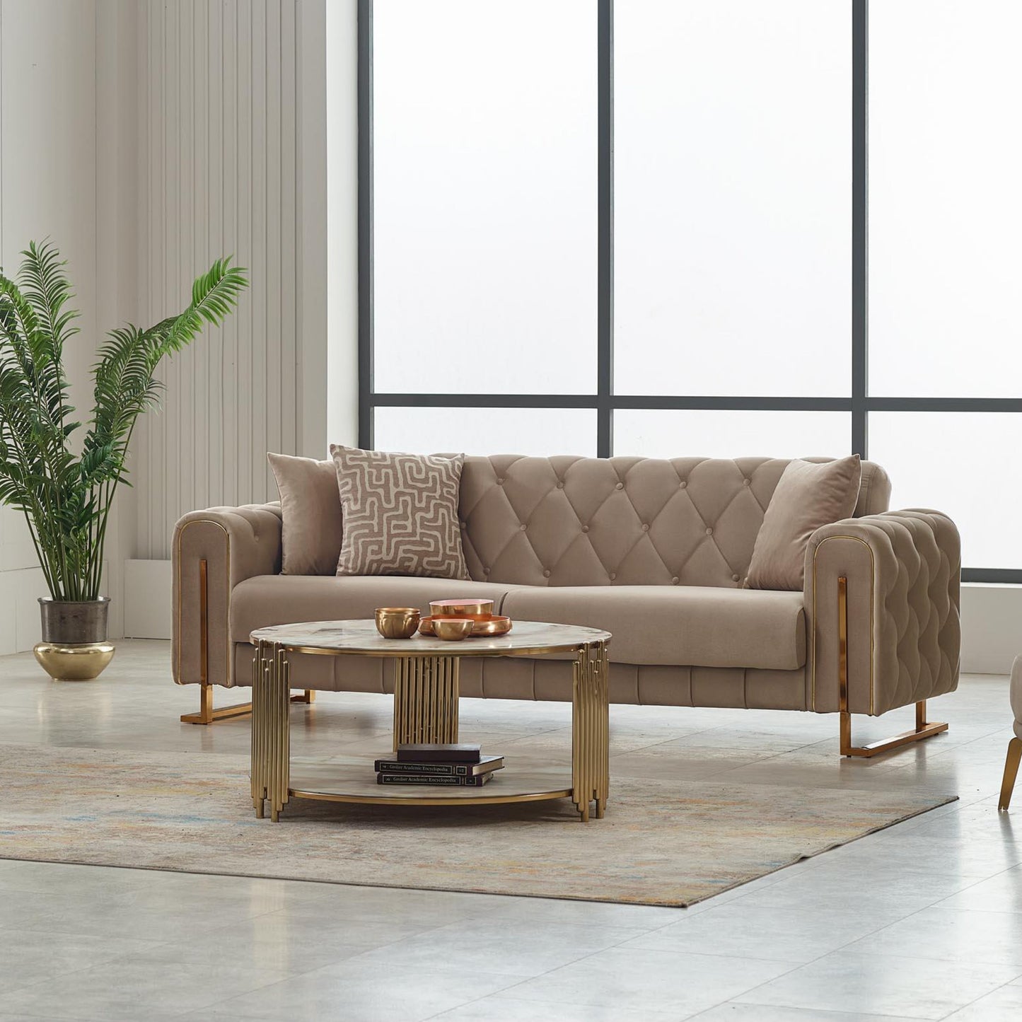 Turkish Puma Sofa - Beige