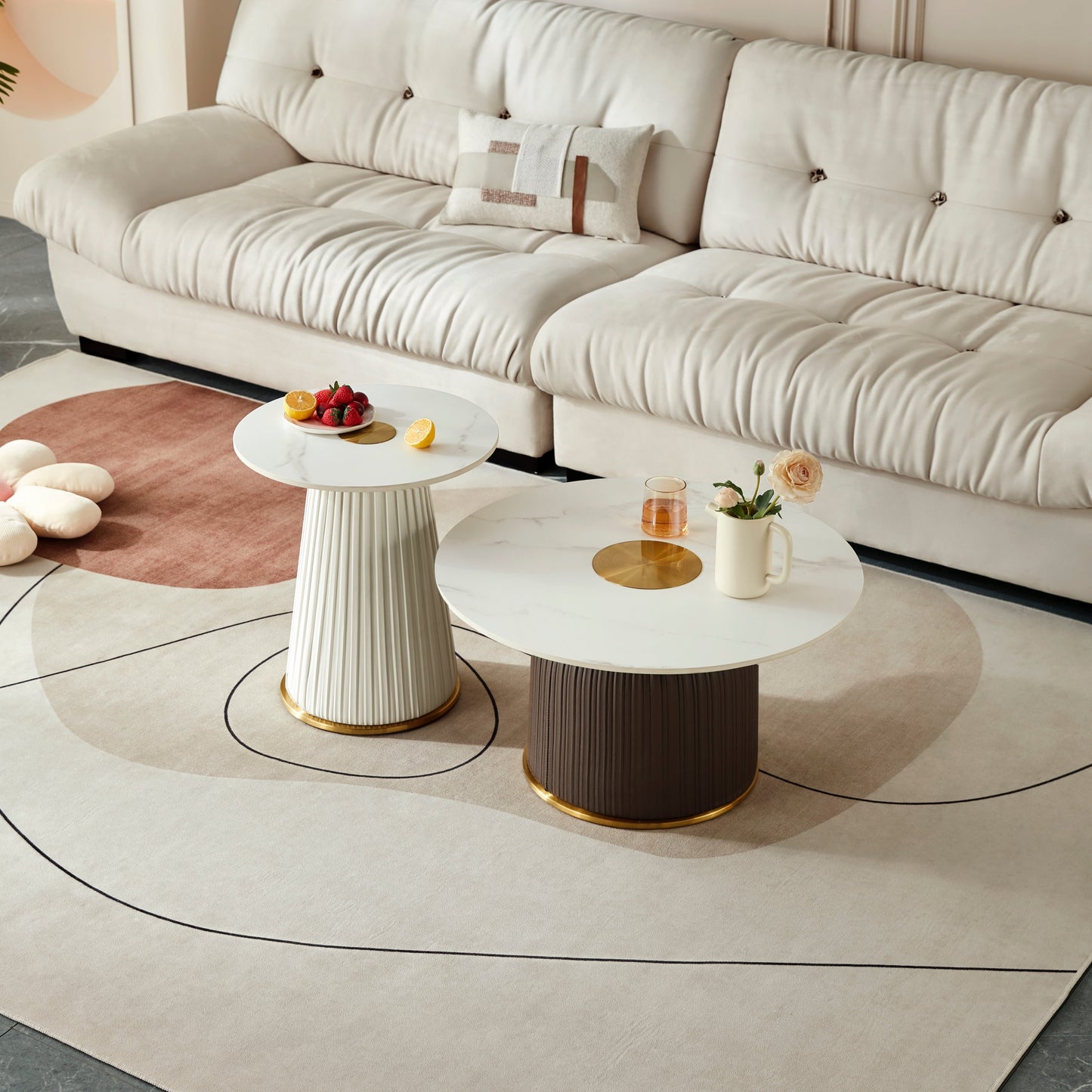 Clara Round Coffee Table