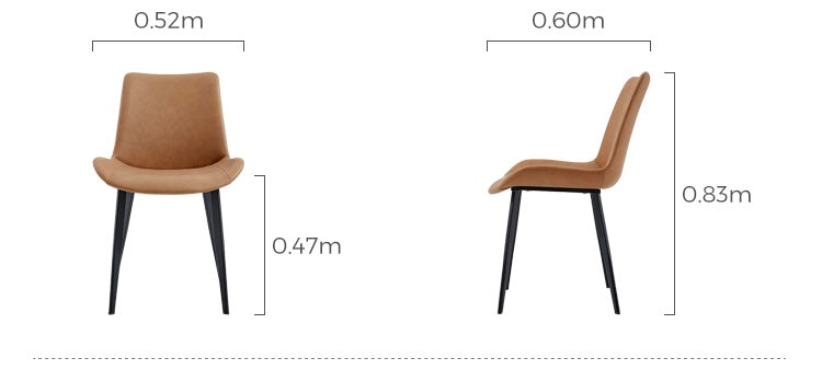 Simge Dining Chair - Orange