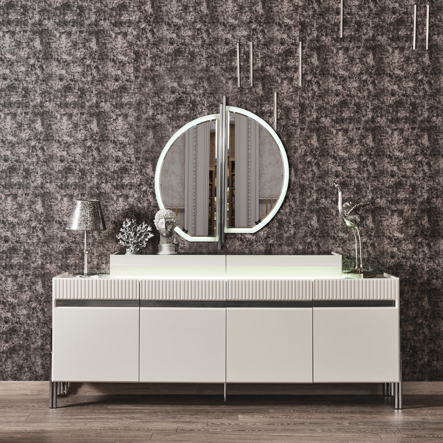 Eva Console and Mirrors