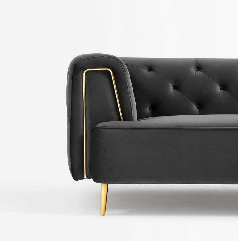 Charcoal Cosmic Armchair