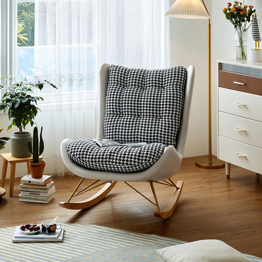 Tufted Upholstered Rocking Chair