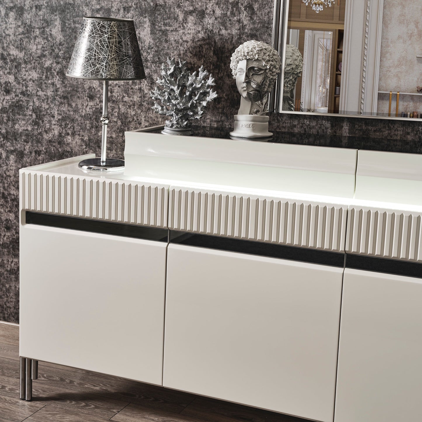 Eva Console and Mirrors