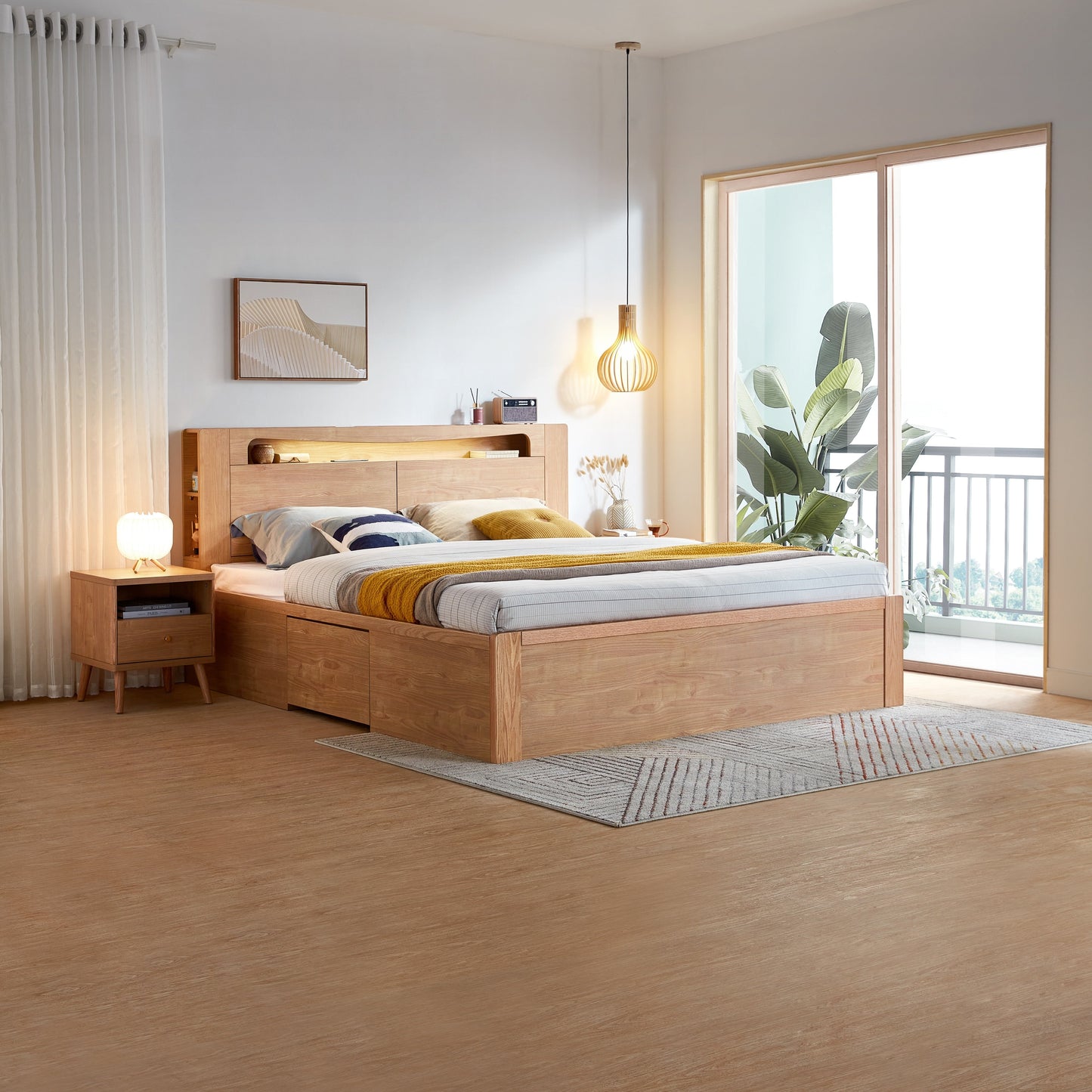 Wooden Bed Base