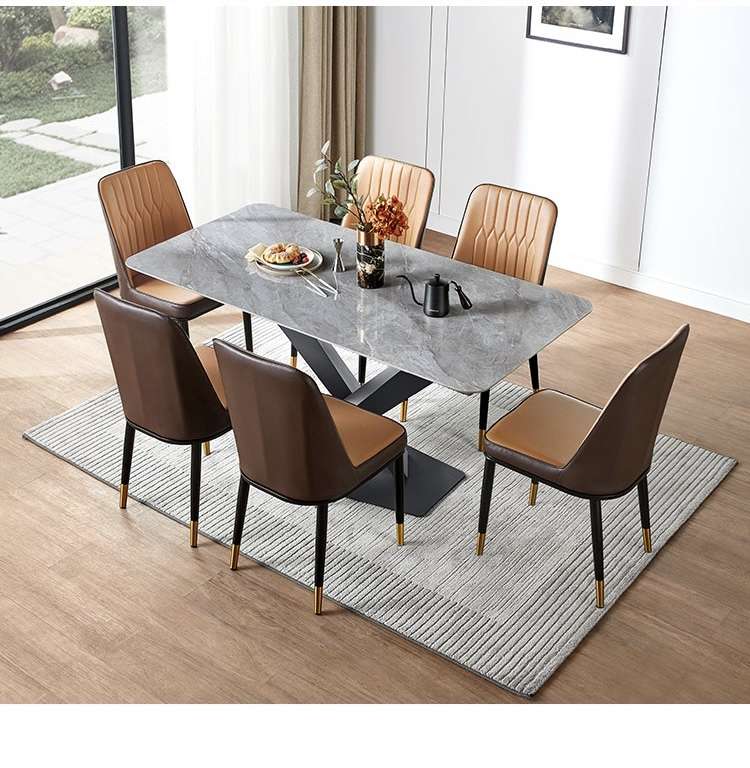 Orchid Carbon Finish Dining Table