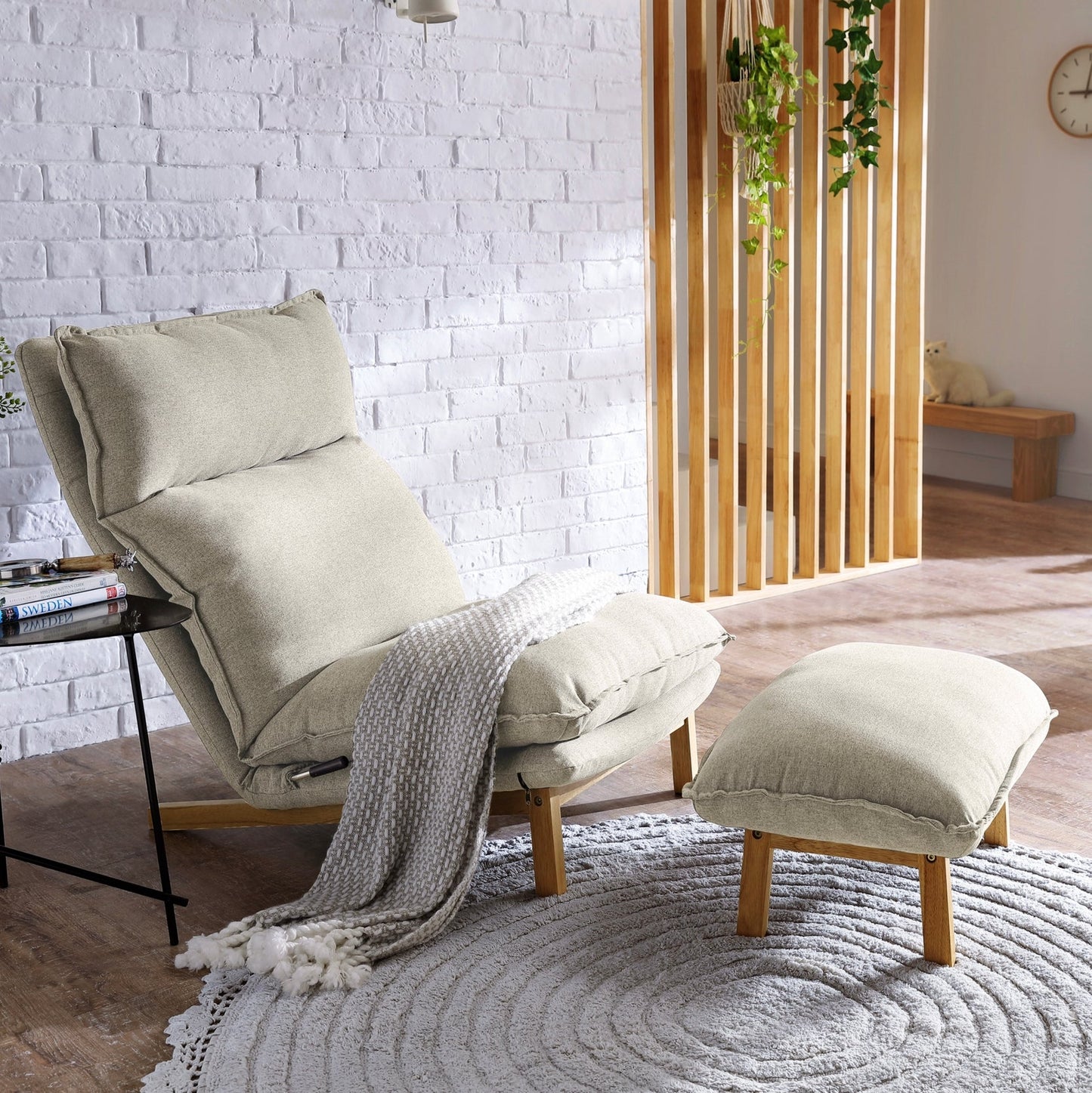 Maral Armchair with Ottoman