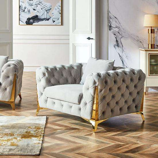 Palermo Chesterfield Style Couches – Armchair