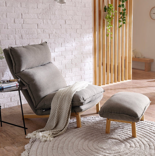 Maral Armchair with Ottoman