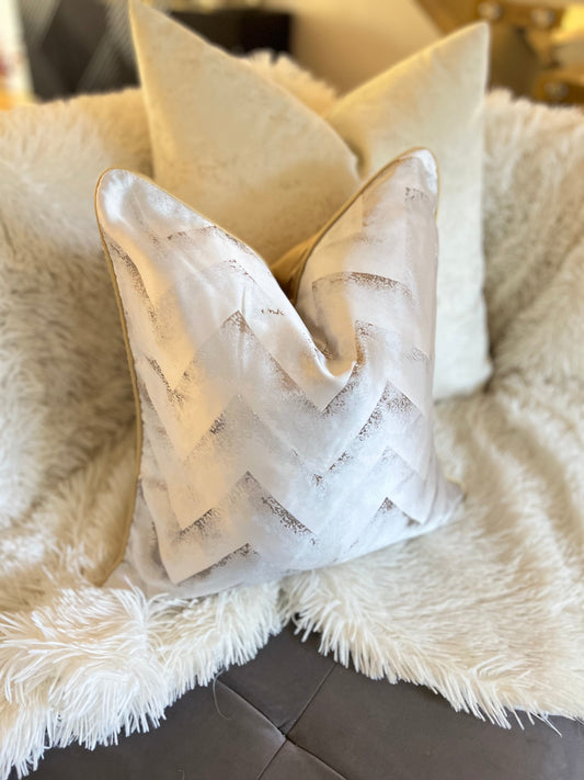 Pink and Gold back Luxury Cushion Cover