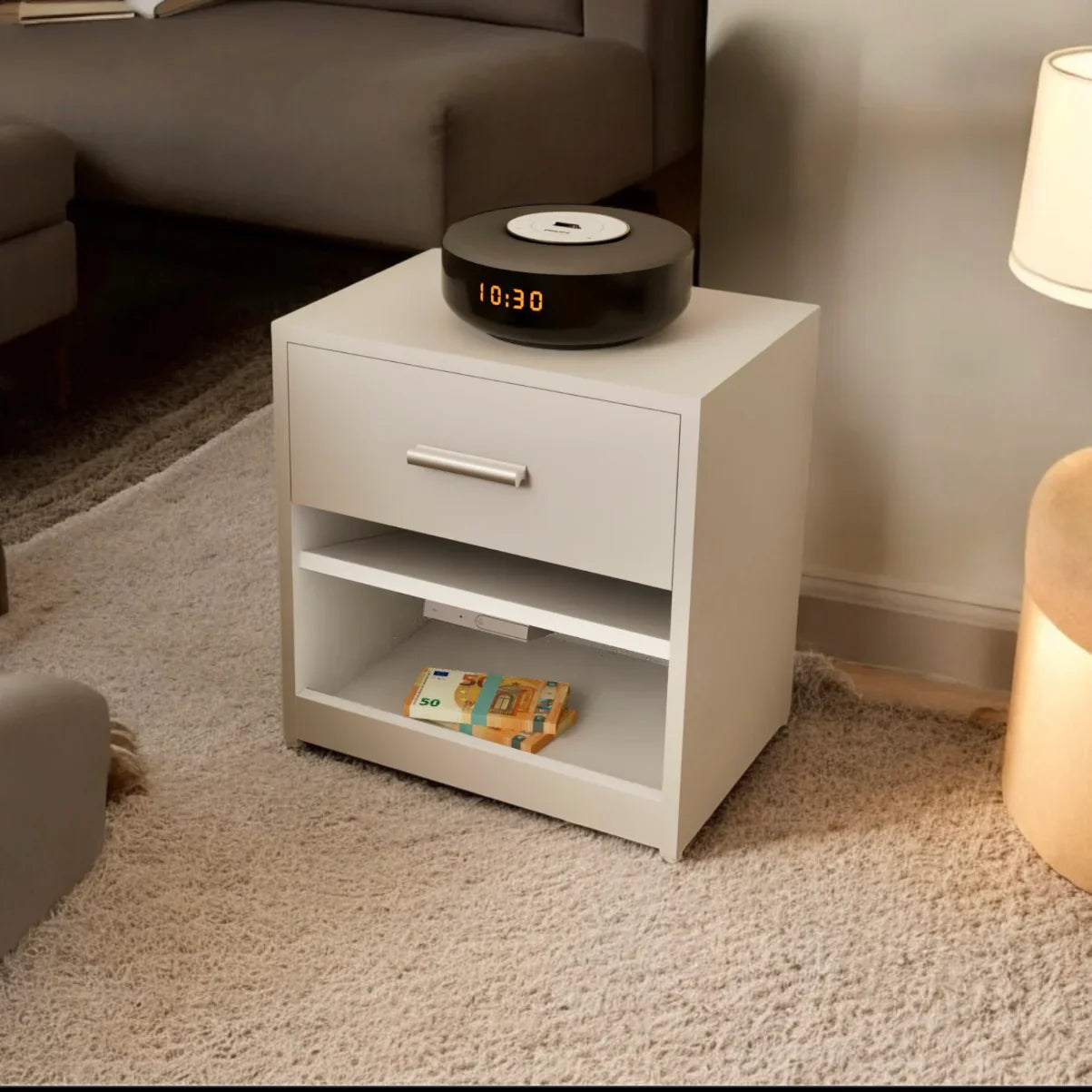 Smart Recognition Nightstand Safe