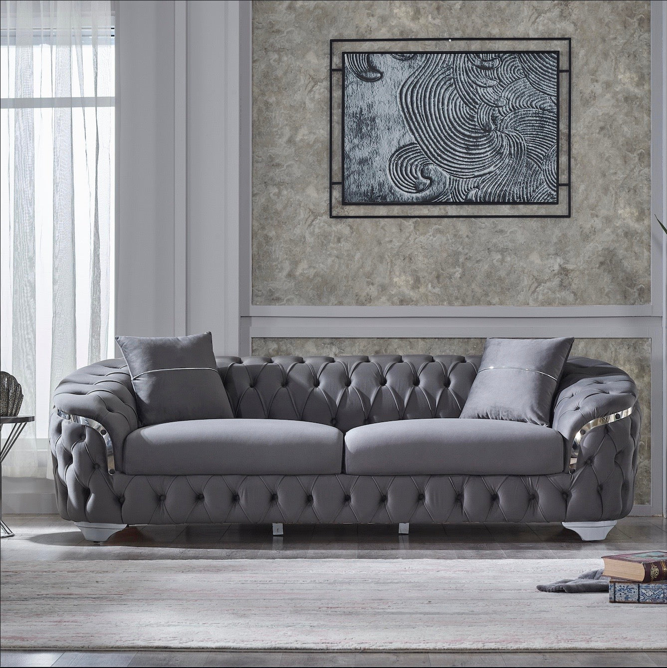 Turkish Artemis Sofa - Grey