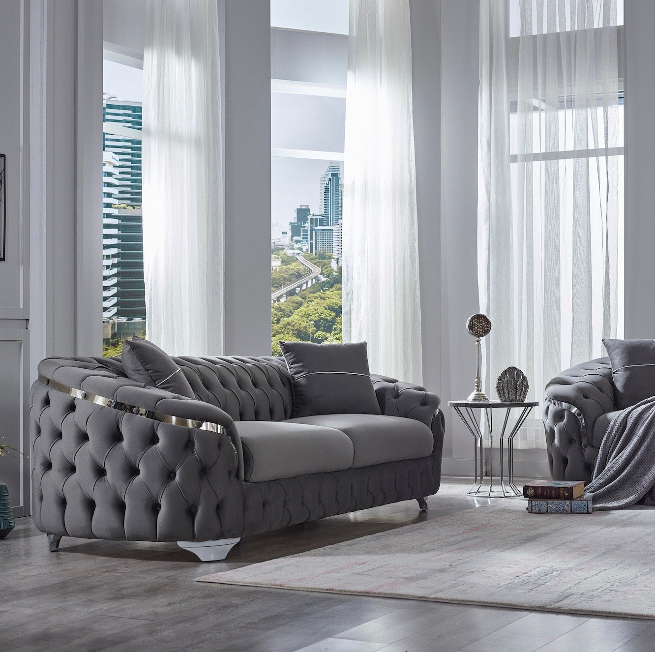 Turkish Artemis Sofa - Grey