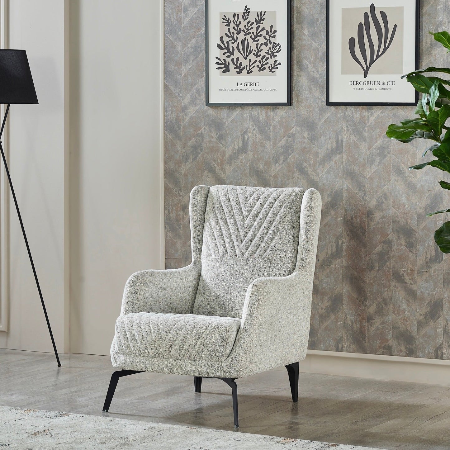 Turkish Elegance Sofa - Light Grey