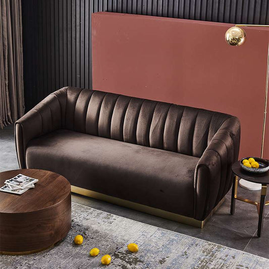Sterling Modern sofa- 3seater brown