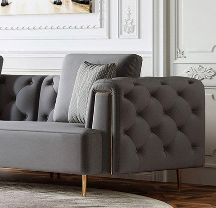 Cosmic Sectional Sofa Light Grey - Right Chaise