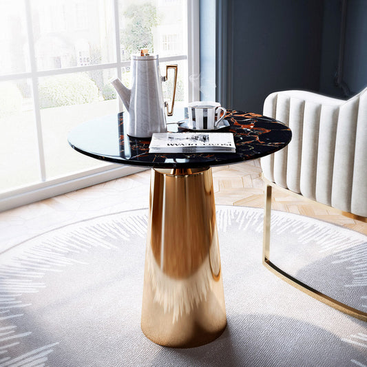 Marble Round Side Table